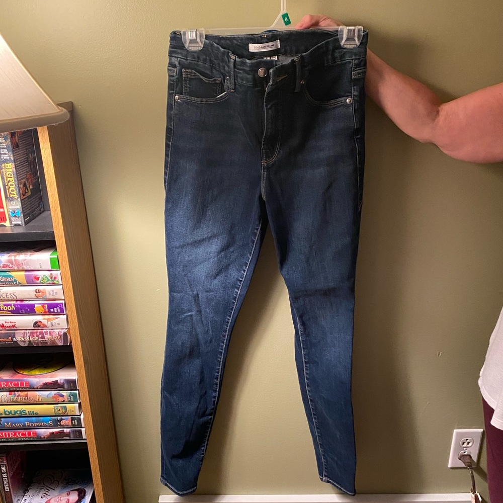 Good American high waisted jeans